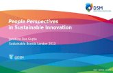 People perspectives in sustainable innovation