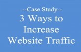 3 Ways to Increase Website Traffic