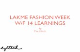 Lakme fashion week 2014