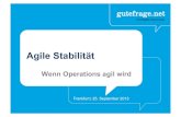 Agile Stabilität - Wenn Operations agil wird