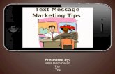 Text Message Marketing  For Car Dealerships