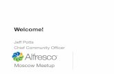 Welcome to the Alfresco community (Jeff Potts)