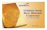 newmont mining 05_16_07_Goldman_Sachs