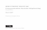 Communacitons system engineering sol'n manual