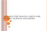 R.a.4670 magna carta for public school teachers