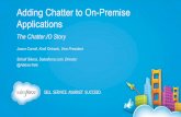 Adding Chatter to On-Premise Applications