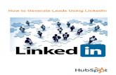 Generate leads using linked in