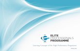 Elite Professionals Programme: High Performance Learning Concepts