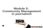 Module 05. Community management