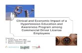 Clinical and Economic Impact of a Hypertension Education and ...