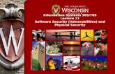 Software Security (Vulnerabilities) And Physical Security