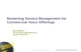 Mastering Service Management for Commercial Voice Offerings