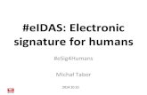 #eIDAS: Electronic signature for humans