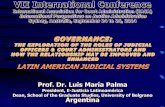 Latin American Judicial Systems: Management and Court Administration