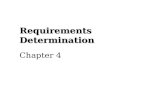 Requirements Determination Chapter 4 Objectives
