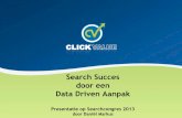 Searchcongres 2013 presentatie clickvalue