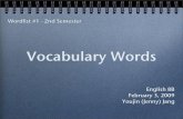 Semester 2 Wordlist 1
