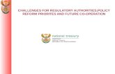 11 JULY 2006 CHALLENGES FOR REGULATORY AUTHORITIES,POLICY ...