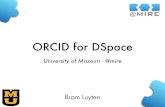 ORCID identifiers for DSpace
