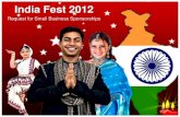 India Fest 2012 - Request for Small Business Sponsorship