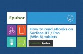 How to read eBooks on MS Surface RT / Pro tablets