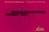 Verlagsprogramm - Herbst/Winter 2011