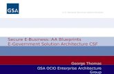 Secure E-Business: AA Blueprints, E-Government Solution ...