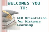 GED Online Student Orientation #2