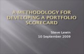 Portfolio Scorecard Methodology
