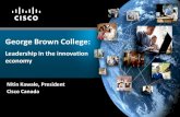 George Brown College: Leadership in the innovation economy