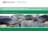 Implementation manual who surgical safety checklist 2009