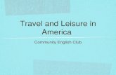 Travel and leisure in america