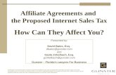 Affiliate Marketing Agreements and Internet Sales Tax - Affiliate Marketing Workshop