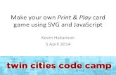 Make your own Print & Play card game using SVG and JavaScript