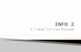 2.7 what ict can provide