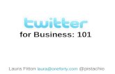Twitter for Business 101: TwtrconSF
