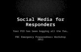 Social Media for Responders