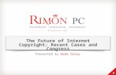 Future of Internet Copyrights: Recent Cases and Congress
