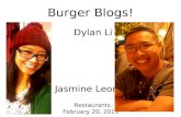 Marketing Via Blogs: Burgers