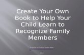 Create Your Own Book to Help Your Autistic Child Recognize Family Members