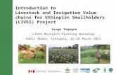 Introduction to Livestock and Irrigation Value chains for Ethiopian Smallholders (LIVES) Project