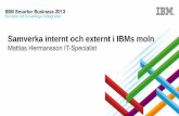 Samverka internt och externt i IBMs moln - IBM Smarter Business 2013