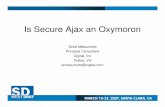 Is Secure Ajax an Oxymoron