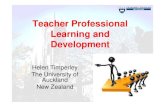 Timperley: Teacher Professiona Learning and Development