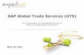 2014.06.05   expert session sap gts @ expertum - the challenges of a globalized economy - are you making the most of it