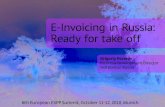 E-Invoicing in Russia: Ready for take off