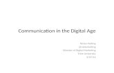Communication in the Digital Age - 2014