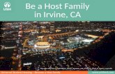 Become a Host Family in Irvine, CA