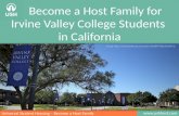 Host an Exchange Student Attending Irvine Valley College in California