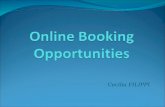 Online booking opportunities